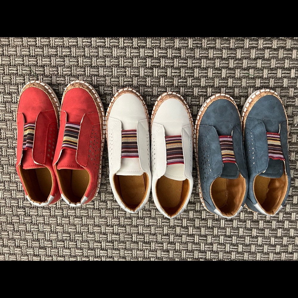 Bundle - cute slip on casual shoes.